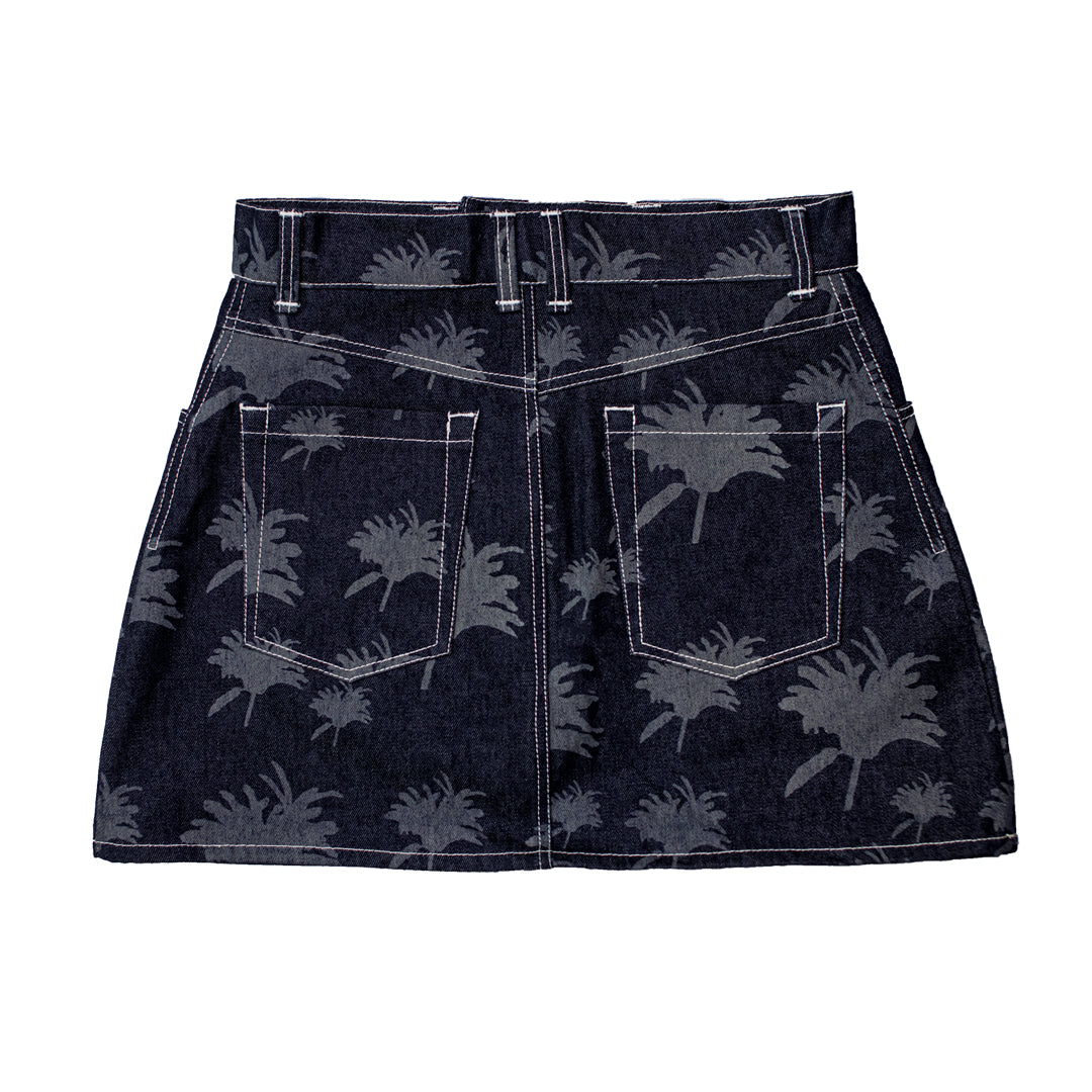 Lions Tail Denim Skirt